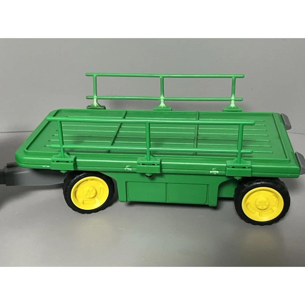 Rokenbok RC Loader Truck W/ Trailer Green Vtg 1997 W/ Cart Tested Works Great!